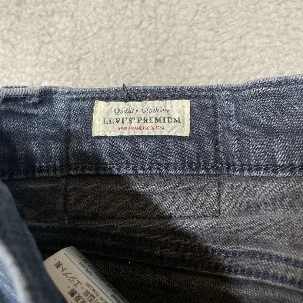 Levi's Premium 541 Jeans Big E Mens 32x32 Dark Wash Blue Athletic Taper Denim